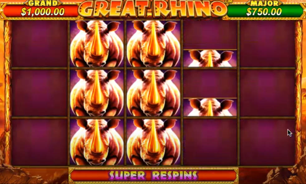 Great Rhino Slot - Super Respins - jk8slots