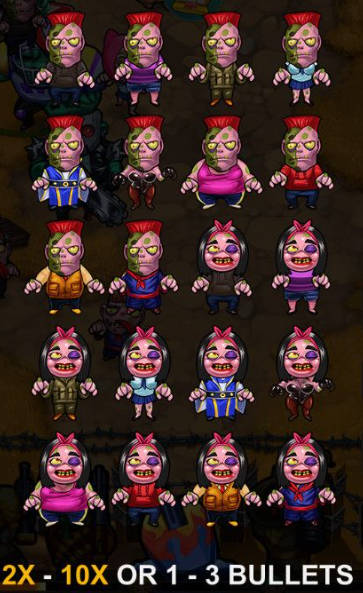 Zombie Bonus Fishing - Paytable 2 - jk8slots