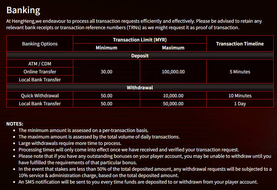 JK8Asia - HengHeng2 Casino Review - Payment - jk8slots