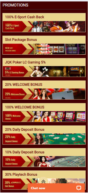 JK8Asia - JQK22 Casino Review - Promotion - jk8slots