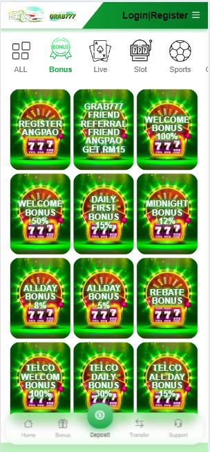 JK8Asia - Grab777 Casino Review - Promotion - jk8slots