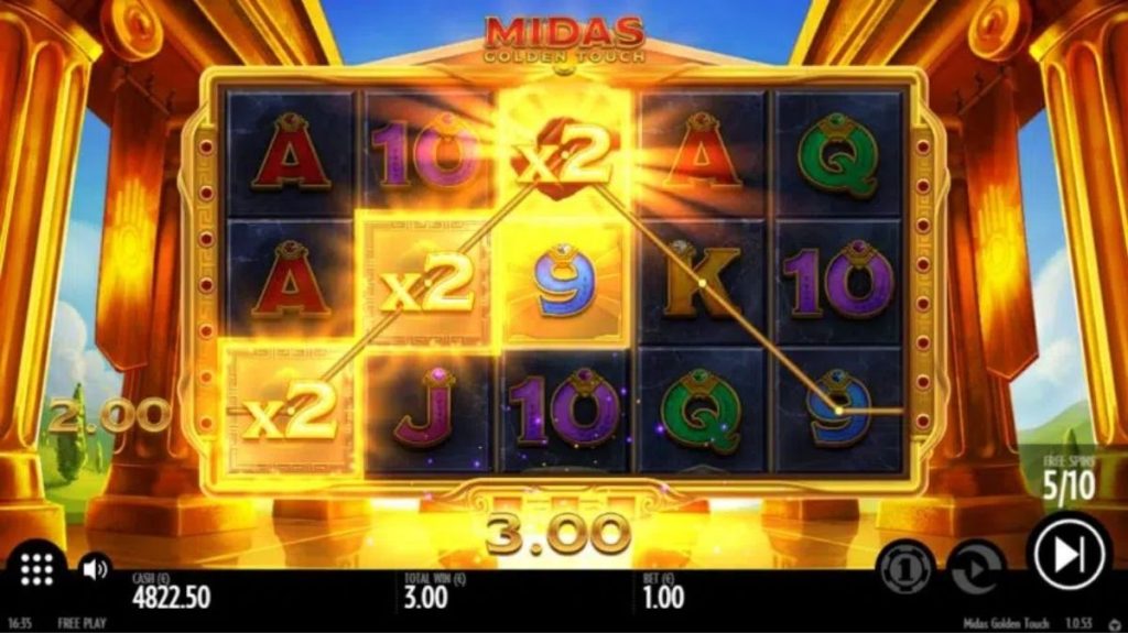 Midas Golden Touch Slot - Wild Multipliers - jk8slots