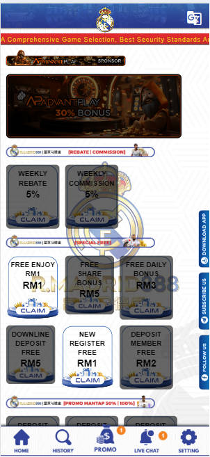 JK8Asia - Realmadrid888 Casino Review - Promotions - jk8slots