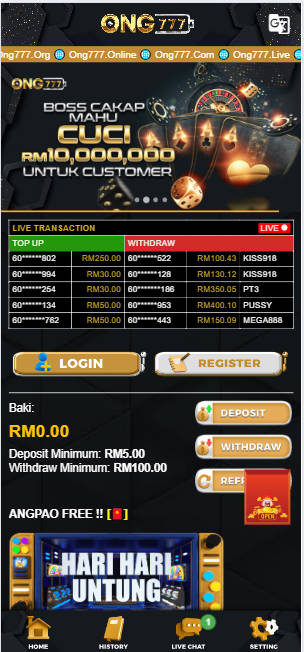 JK8Asia - Ong777 Casino Review - Homepage - jk8slots